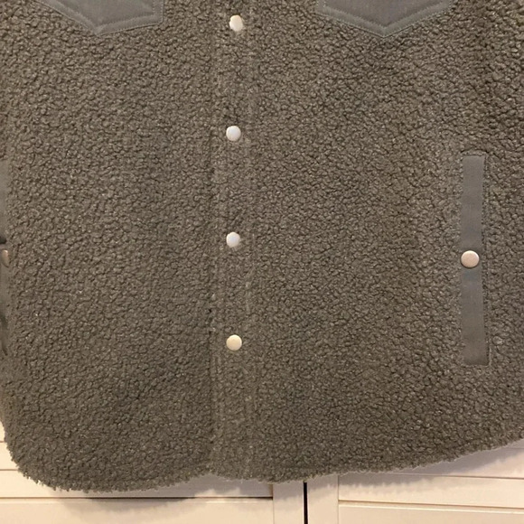 Good fellow & Co. Gray polar Fleece With Snaps Size L - Picture 4 of 8